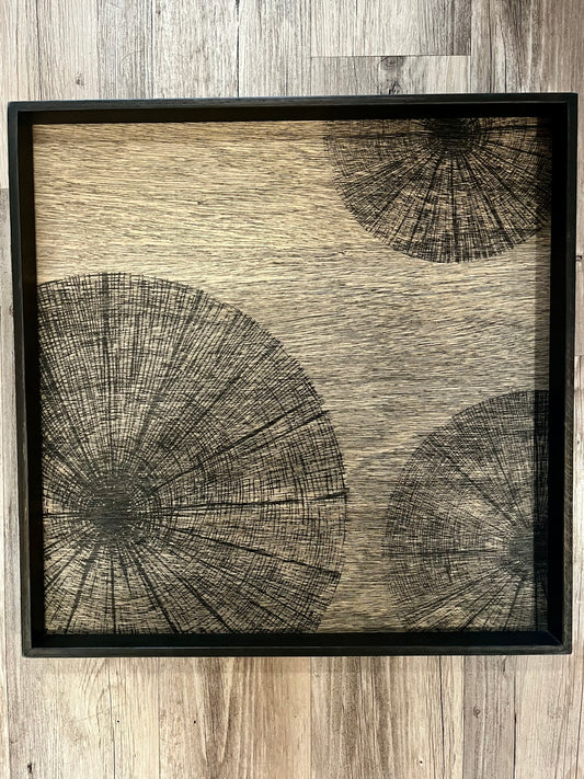 20" Wooden Square Tray